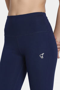 Zelocity Quick Dry Gym Leggings - Blue Depth — thumbnail 5